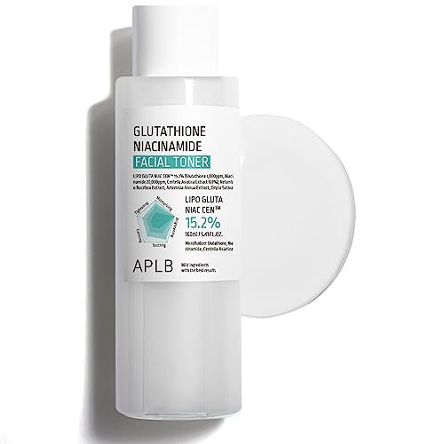 APLB Glutathione Niacinamide Facial Toner LIPO GLUTA NIAC CEN™ 15.2% 5.41 FL.OZ/Korean Skincare, Replenishing Moisture, Revitalize for Gentle and Improve Skin Texture Through Niacinamide